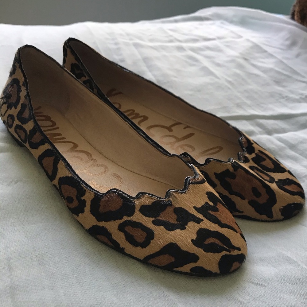 Sam Edelman leopard print ballet flats